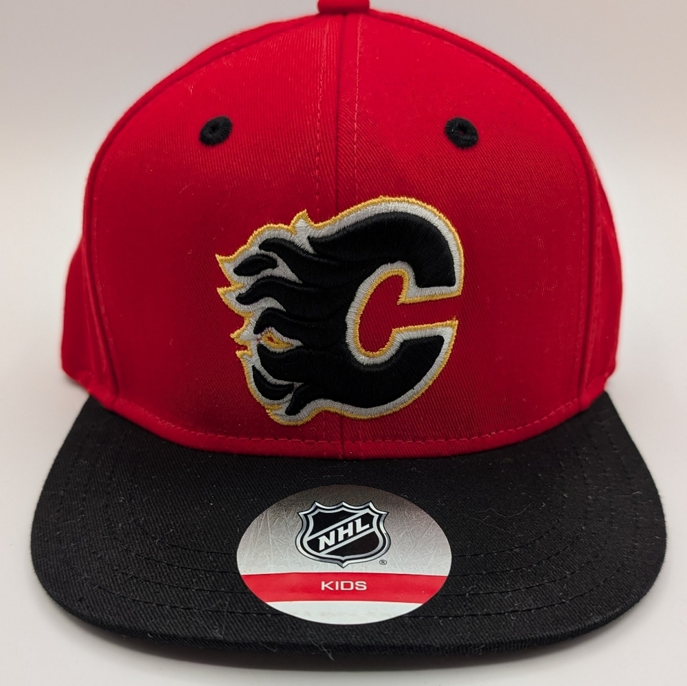 NHL Hockey 🏒 Calgary Flames Kids Cap